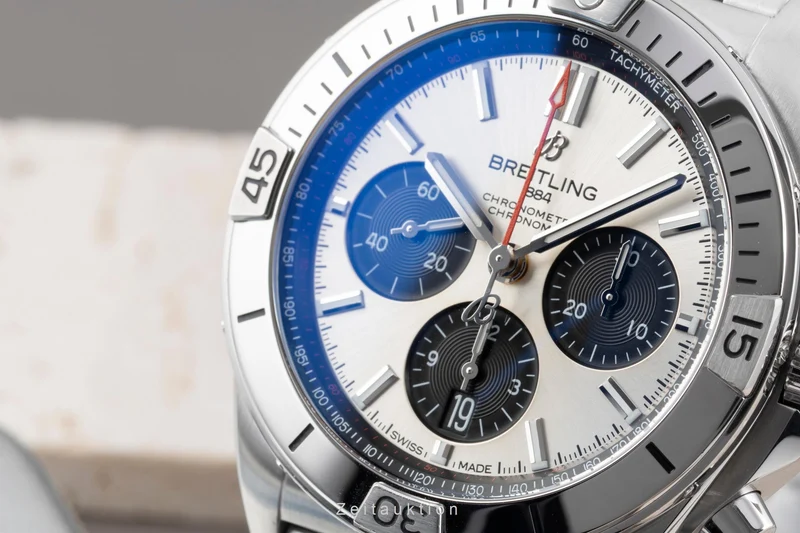 Breitling Chronomat chronograph steel automatic men's watch AB0134101G1A1 LP: 9600EUR [2603119]