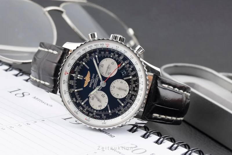 Breitling Navitimer 01 chronograph steel automatic men's watch AB012012/BB01 [2604189]