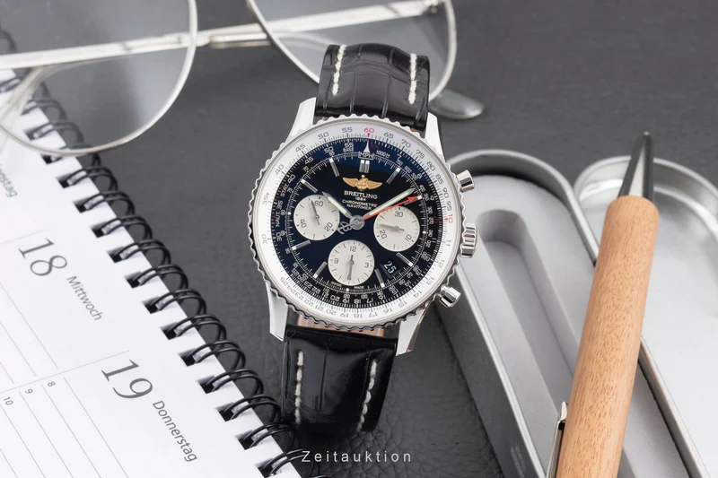 Breitling Navitimer 01 chronograph steel automatic men's watch AB012012/BB01 [2604189]