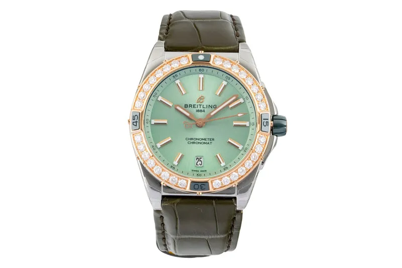 Breitling Chronomat steel / gold automatic women's watch U17356531L1P1 LP: 13850EUR [2603661]