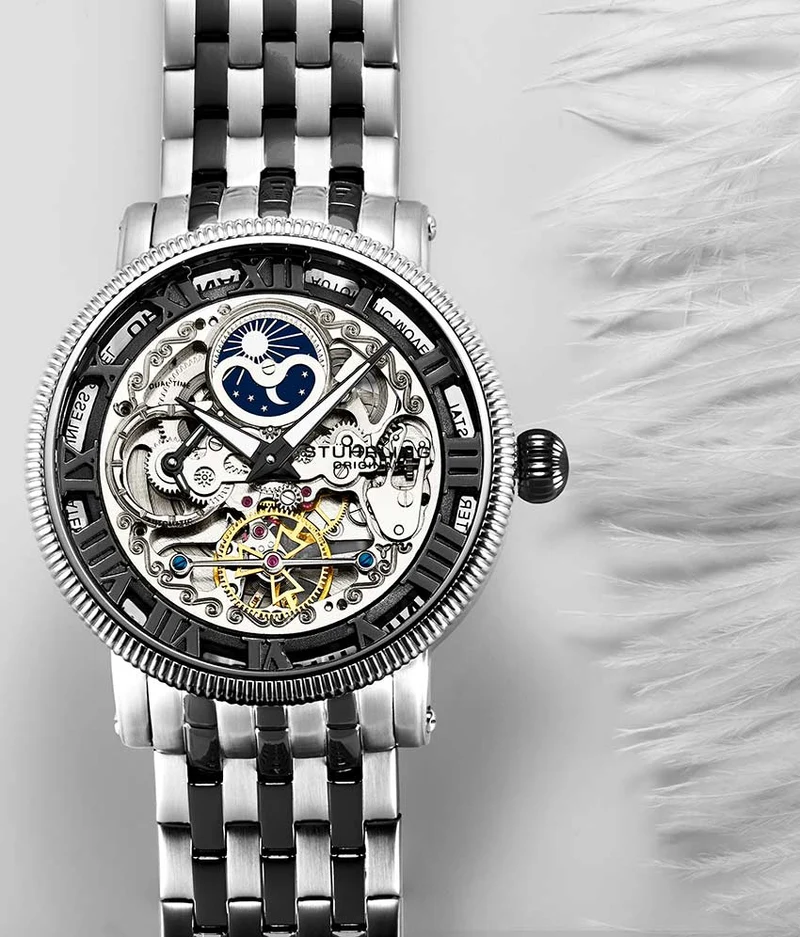 Stührling Special Reserve 411 Automatic 48mm Skeleton