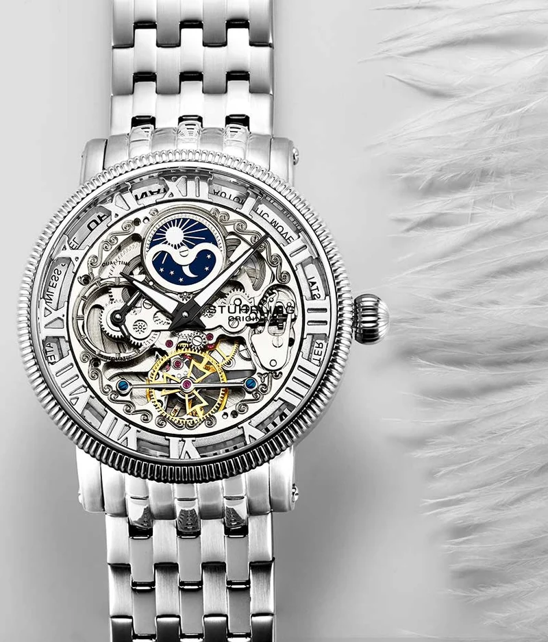 Stührling Special Reserve 411 Automatic 48mm Skeleton