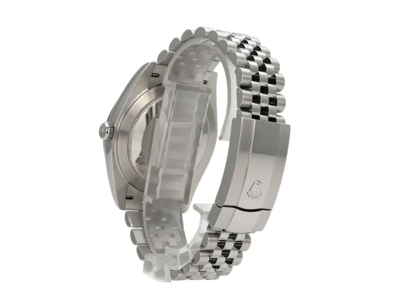 Rolex Datejust 41 Edelstahl Weißgold 126334 Schwarz Jubile-Band