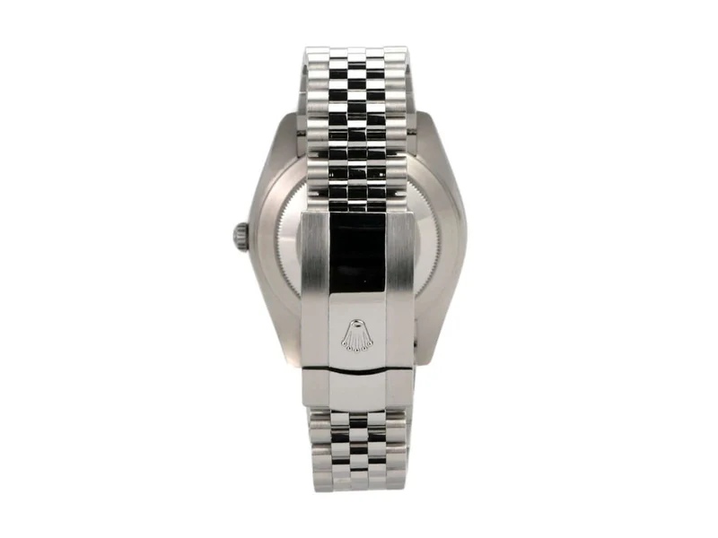 Rolex Datejust 41 Edelstahl Weißgold 126334 Schwarz Jubile-Band