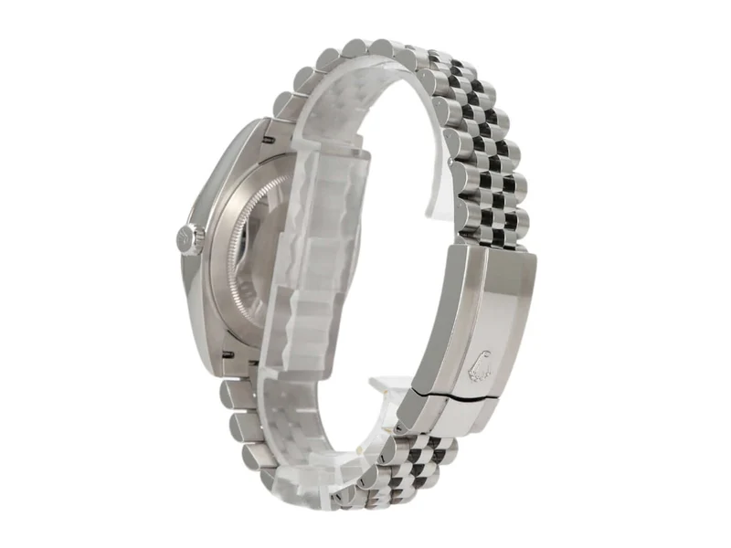 Rolex Datejust 41 Edelstahl Weißgold 126334 Rhodium Diamant Jubile-Band