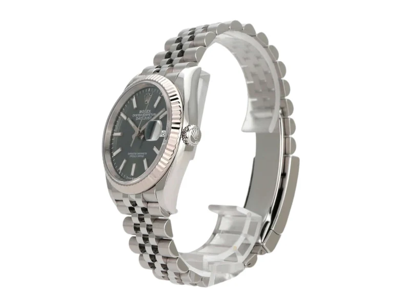 Rolex Datejust 36 Oystersteel Weißgold 126234 Mintgrün Jubile-Band