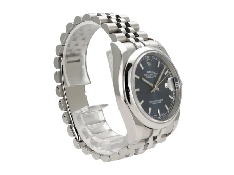 Rolex Datejust 36 116200 Blau Jubile-Band