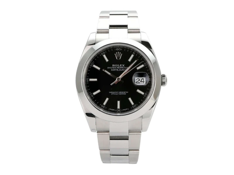 Rolex Datejust 41 Edelstahl 126300 Schwarz