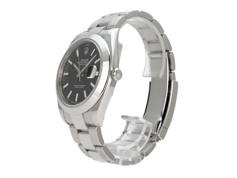 Rolex Datejust 41 Edelstahl 126300 Schwarz