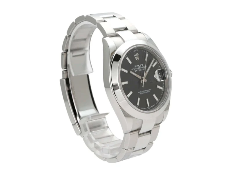 Rolex Datejust 41 Edelstahl 126300 Schwarz