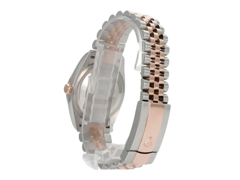Rolex Datejust 36 Oystersteel Everose-Gold 126231 Weiß Römisch Jubile-Band