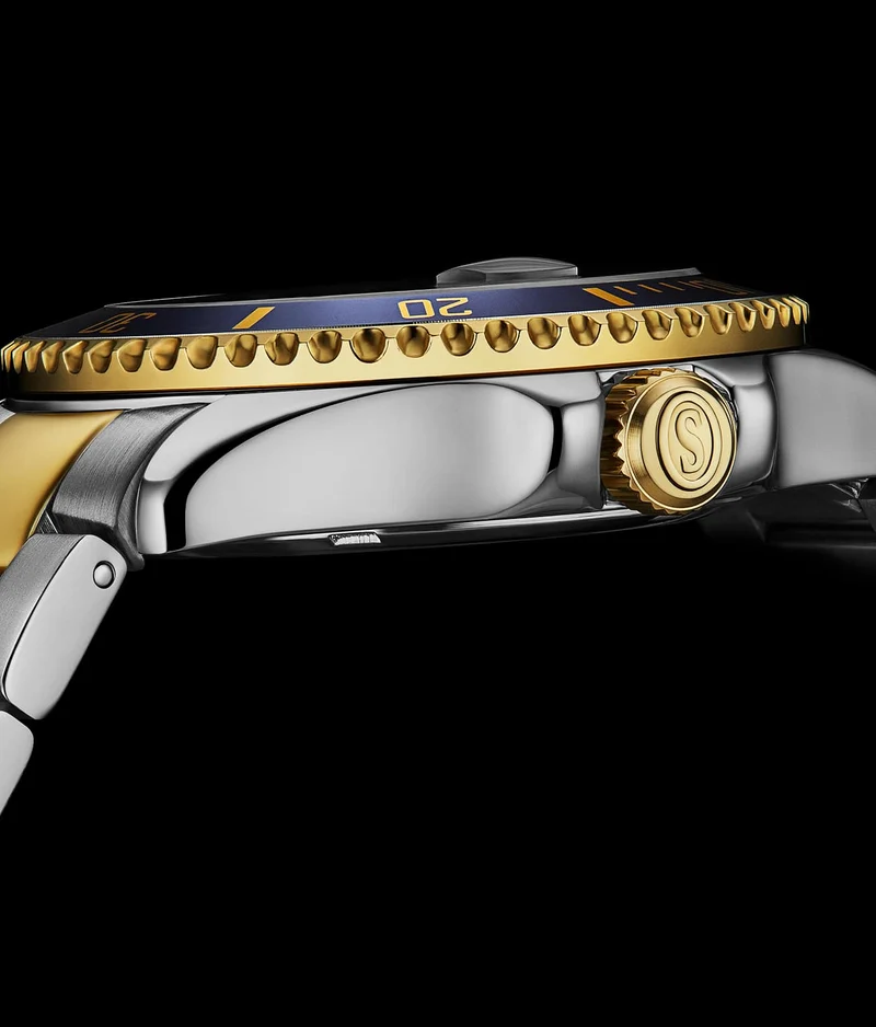 Stührling Depthmaster 4055 Swiss Quartz 40mm Dive Watch