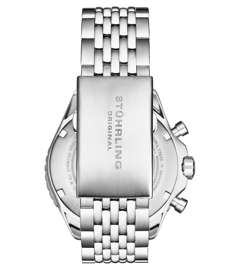 Stührling Japanese Chronograph RaceWay 1010 44mm Quartz Watch