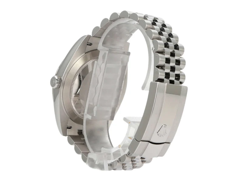 Rolex Datejust 41 Edelstahl Weißgold 126334 Silber Jubile-Band
