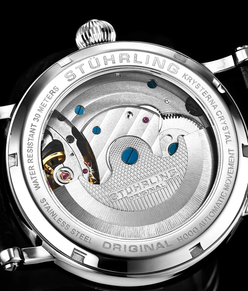 Stührling Macrocosm 4000 Automatic 43mm Skeleton with Dual Time