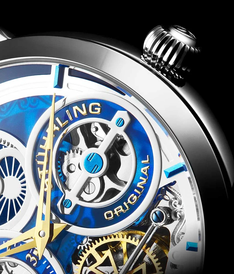 Stührling Luciano 371A Automatic 46mm Skeleton