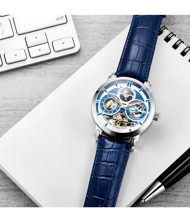Stührling Luciano 371A Automatic 46mm Skeleton