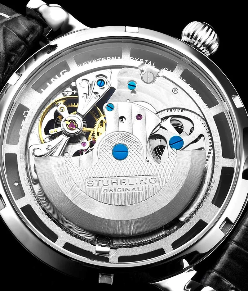 Stührling Luciano 371A Automatic 46mm Skeleton