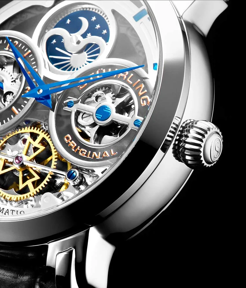 Stührling Luciano 371A Automatic 46mm Skeleton