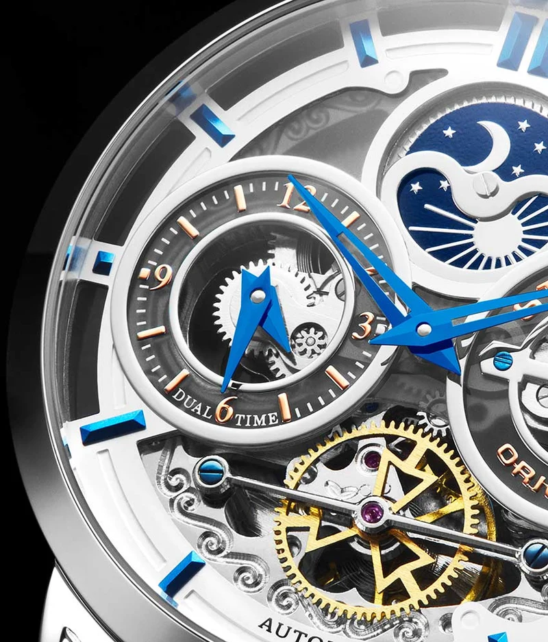Stührling Luciano 371A Automatic 46mm Skeleton