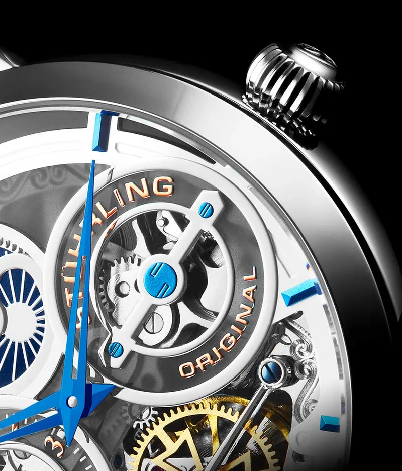 Stührling Luciano 371A Automatic 46mm Skeleton