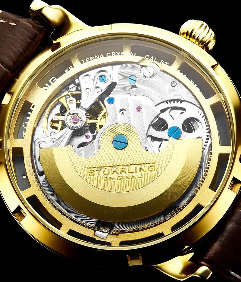 Stührling Luciano 371A Automatic 46mm Skeleton