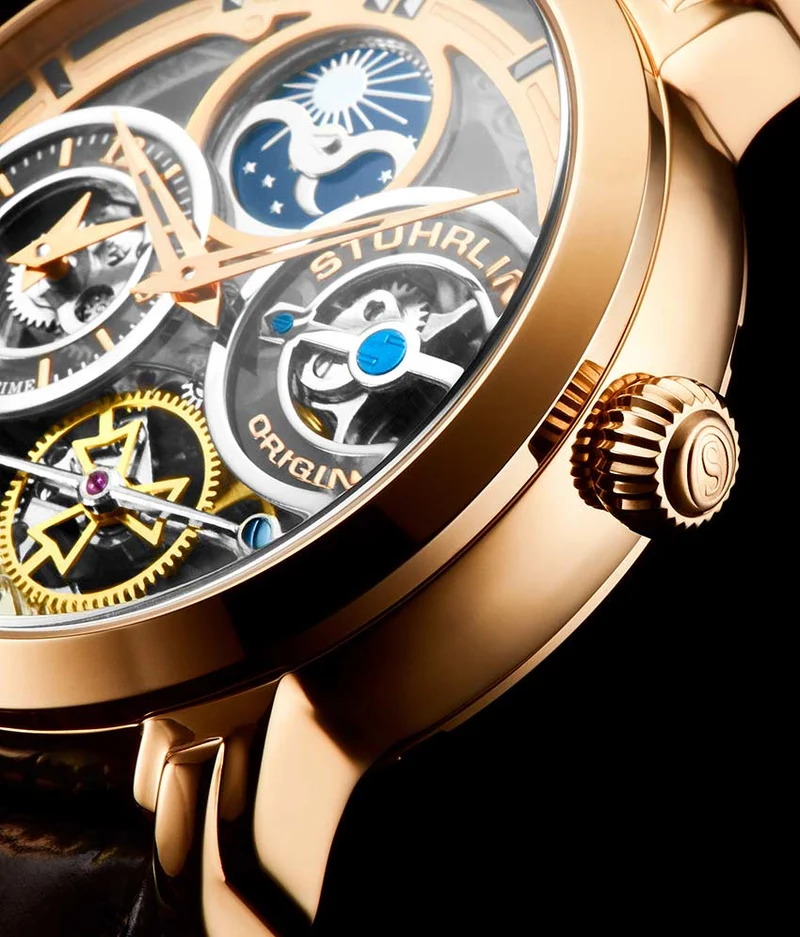 Stührling Luciano 371A Automatic 46mm Skeleton
