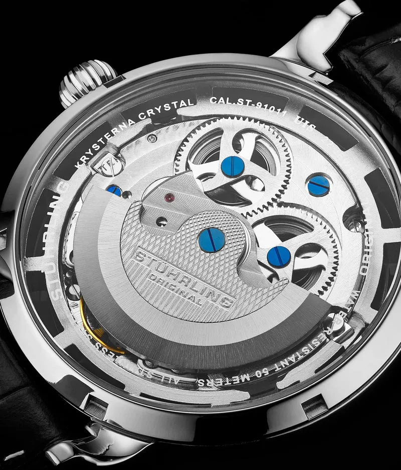 Stührling Anatol Dual Time 371 Automatic 46mm Skeleton