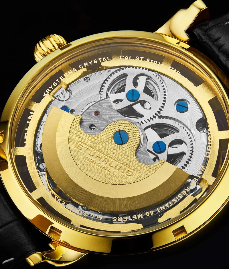 Stührling Anatol Dual Time 371 Automatic 46mm Skeleton