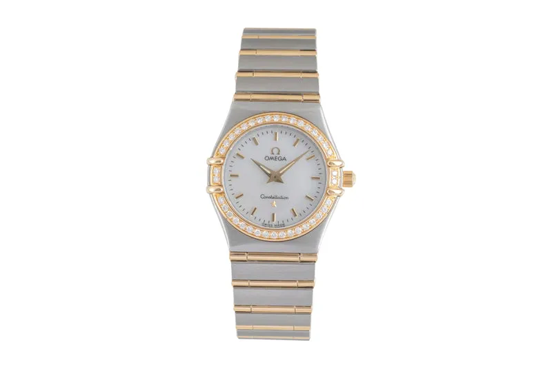 Omega Constellation steel / gold quartz women's watch 1277.70.00 [2604055]