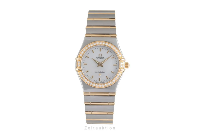 Omega Constellation steel / gold quartz women's watch 1277.70.00 [2604055]