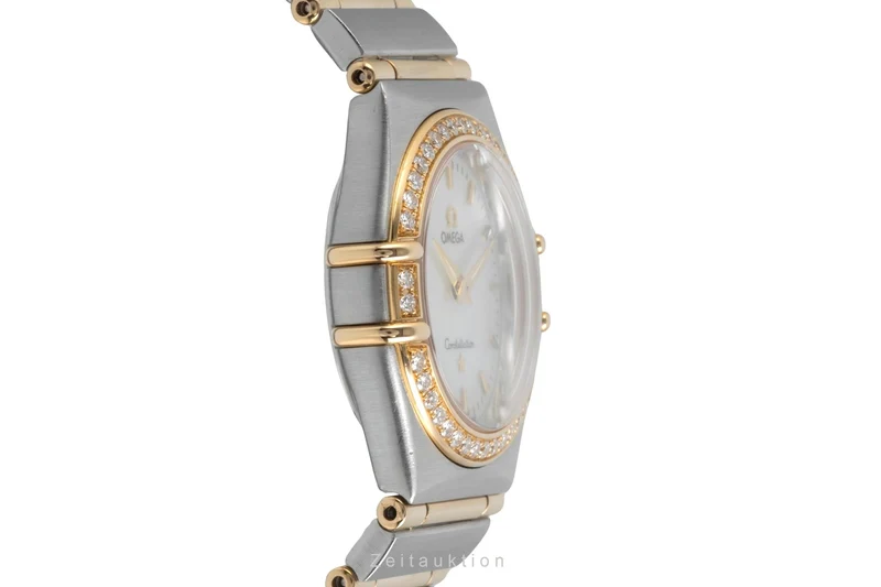 Omega Constellation steel / gold quartz women's watch 1277.70.00 [2604055]