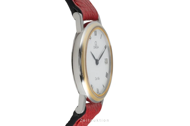 Omega De Ville gilt / steel quartz women's watch 596.2379 [2603901]