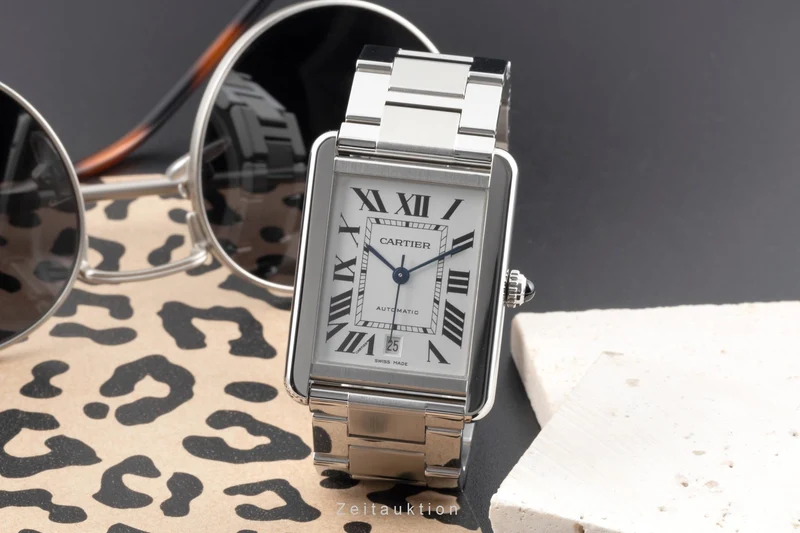 Cartier Tank steel automatic men's watch W5200028 [2603976]