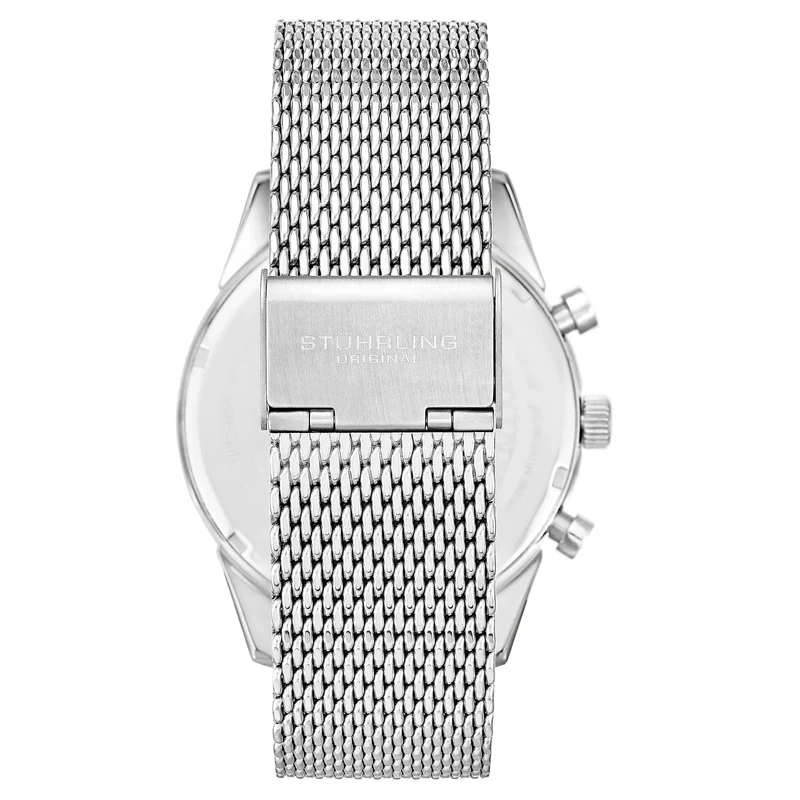 B.3975 Silver mesh band