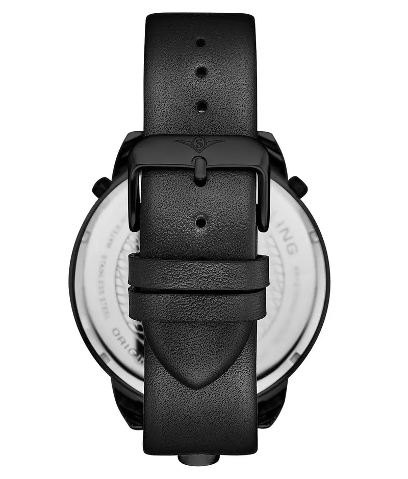 Stührling TerraTime Triple-Time 4051 Quartz 50mm