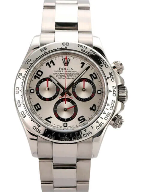 Rolex Cosmograph Daytona 116509 Weißgold Silber