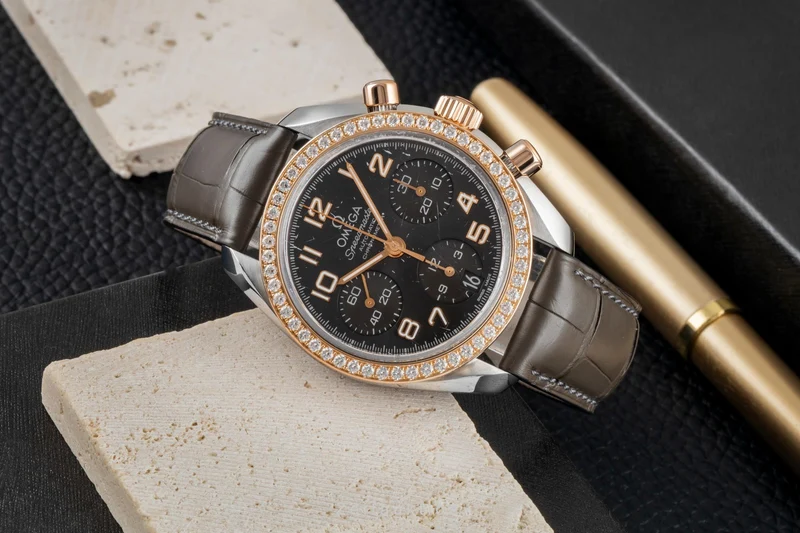 Omega Speedmaster chronograph steel / gold automatic unisex 324.28.38.40.06.001 [2603514]