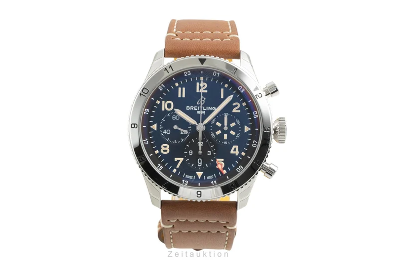 Breitling Super Avi chronograph steel automatic men's watch AB04453A1B1X1 LP: 11100EUR [2603678]