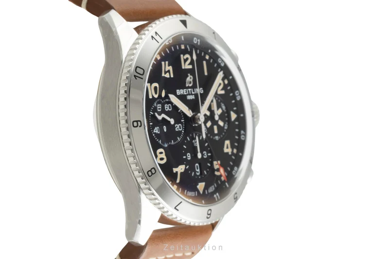 Breitling Super Avi chronograph steel automatic men's watch AB04453A1B1X1 LP: 11100EUR [2603678]