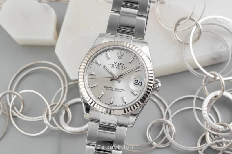 Rolex Datejust steel / white gold automatic women's watch 278274 [2604260]