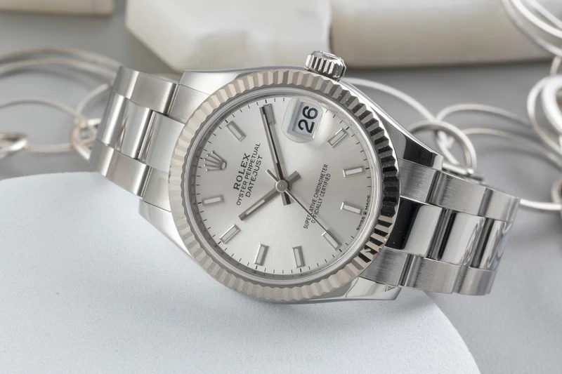 Rolex Datejust steel / white gold automatic women's watch 278274 [2604260]