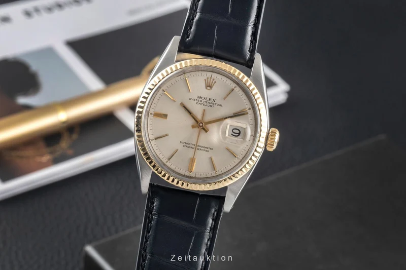 Rolex Datejust steel / gold automatic men's watch 1601 Vintage [2603271]