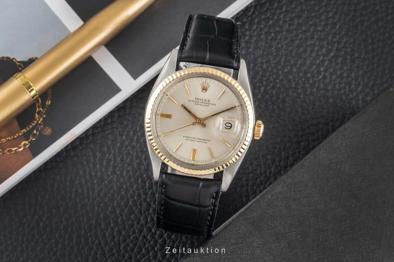 Rolex Datejust steel / gold automatic men's watch 1601 Vintage [2603271]