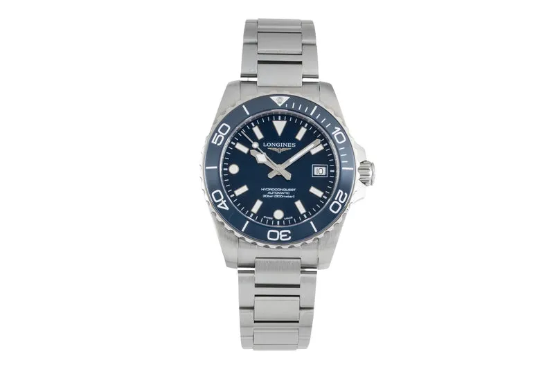 Longines Hydro Conquest steel automatic men's watch L3.779.4.96.6 LP: 2150EUR [2604030]