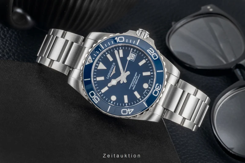 Longines Hydro Conquest steel automatic men's watch L3.779.4.96.6 LP: 2150EUR [2604030]