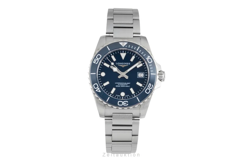 Longines Hydro Conquest steel automatic men's watch L3.779.4.96.6 LP: 2150EUR [2604030]