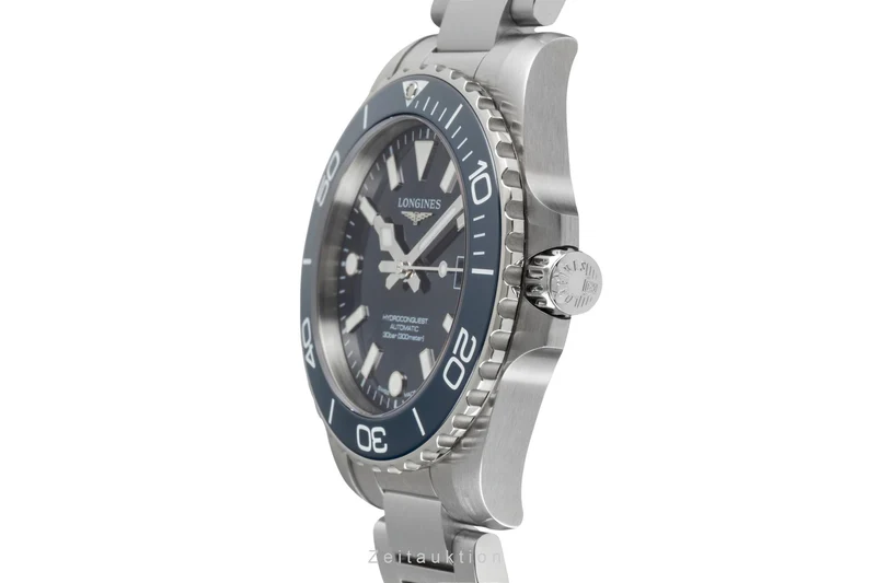 Longines Hydro Conquest steel automatic men's watch L3.779.4.96.6 LP: 2150EUR [2604030]