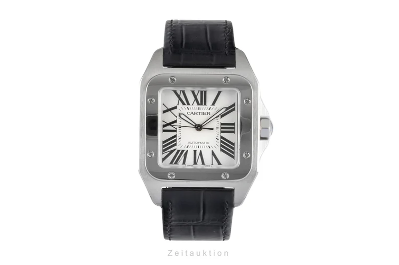 Cartier Santos 100 steel automatic men's watch W20073X8, 2656 [2604106]