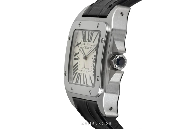Cartier Santos 100 steel automatic men's watch W20073X8, 2656 [2604106]